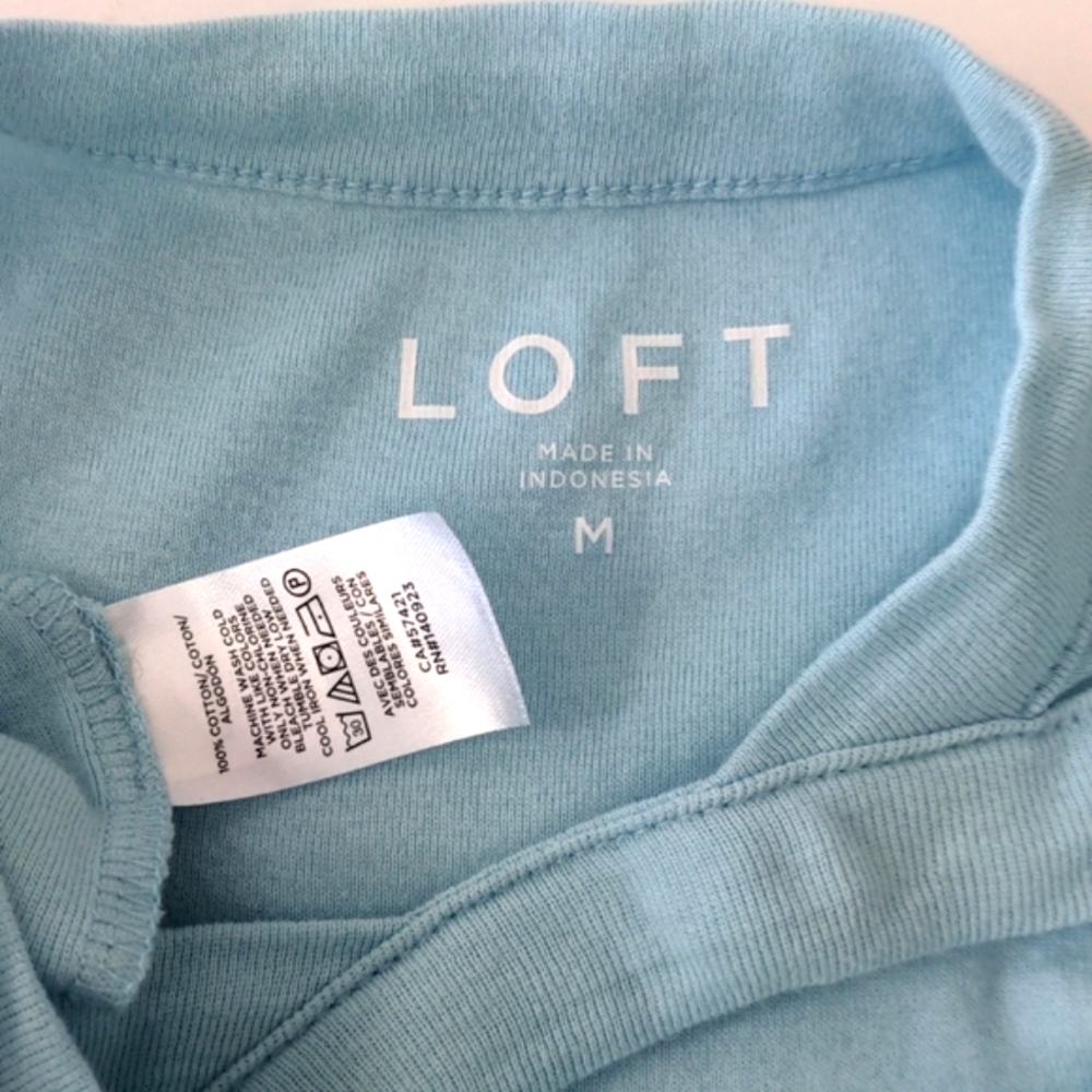 Loft Halter Style Tank Iced Blue size Medium - Picture 5 of 7